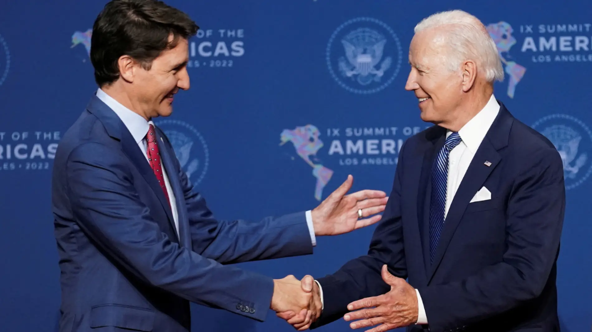 Joe Biden y Justin Trudeau